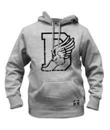 DWing Disstressed Pullover Hoodie, Heather