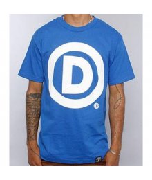Registered "D" Tee, Blue