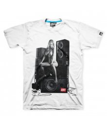 STEREO, T-Shirt, White